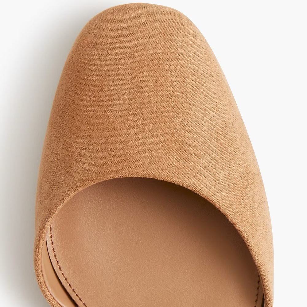 J. Crew Factory Sienna Microsuede Ankle Strap Block Heel Sandals - New with Box - Picture 4 of 7